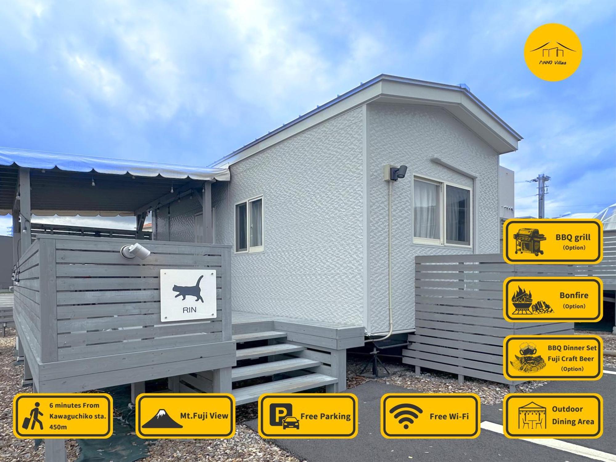 Necoana Glamping富士山景bbqトレーラーヴィラ Fujikawaguchiko Ngoại thất bức ảnh